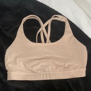 Tan colour Lululemon sports bra